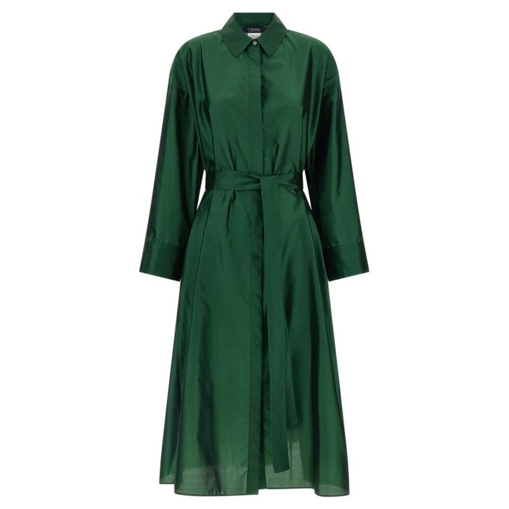 'S Max Mara Bicolor Polyester Midi Women's Dress